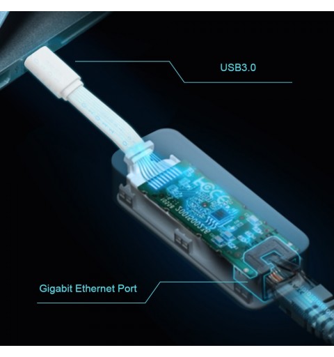 TP-Link UE300C adaptador y tarjeta de red Ethernet 1000 Mbit s