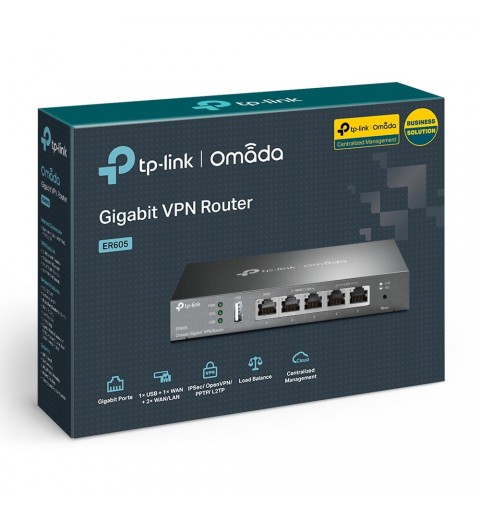 TP-Link ER605 v2 Kabelrouter Gigabit Ethernet Schwarz