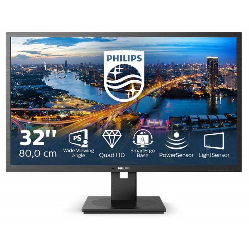 Philips B Line 325B1L 00 pantalla para PC 80 cm (31.5") 2560 x 1440 Pixeles 2K Ultra HD LCD Negro