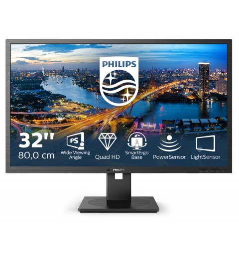 Philips B Line 325B1L 00 computer monitor 80 cm (31.5") 2560 x 1440 pixels 2K Ultra HD LCD Black