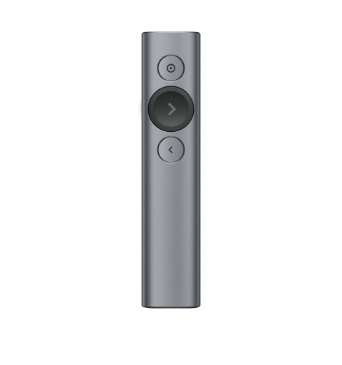 Logitech Spotlight télécommande Bluetooth RF Gris