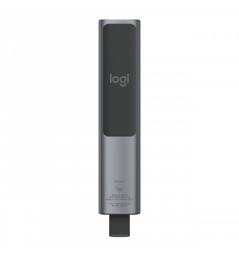 Logitech Spotlight télécommande Bluetooth RF Gris