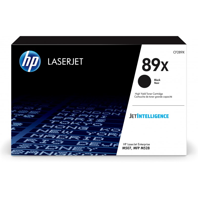 HP 89X Schwarz Original LaserJet Tonerkartusche mit hoher Reichweite