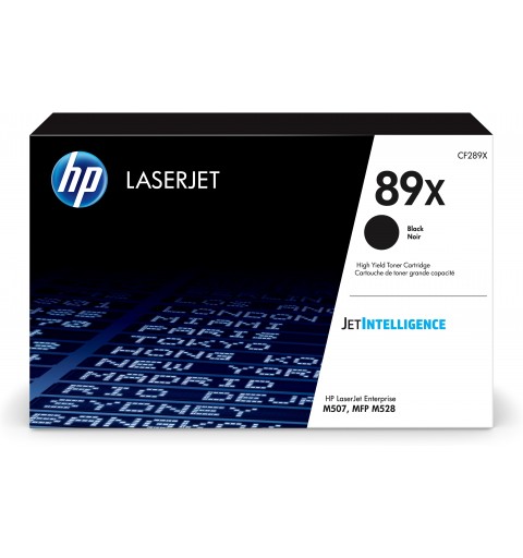 HP 89X Schwarz Original LaserJet Tonerkartusche mit hoher Reichweite