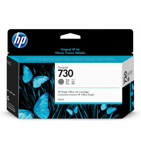 HP 730 130-ml Gray DesignJet Ink Cartridge