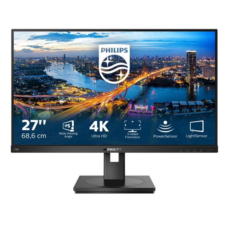 Philips B Line 278B1 00 LED display 68,6 cm (27") 3840 x 2160 Pixel 4K Ultra HD Nero