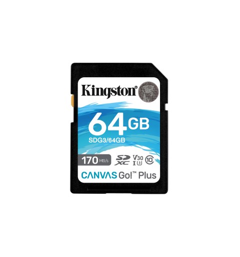 Kingston Technology Canvas Go! Plus 64 GB SD UHS-I Class 10