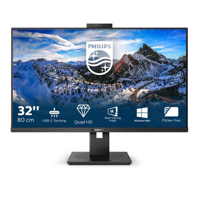 Philips P Line 326P1H 00 LED display 80 cm (31.5") 2560 x 1440 Pixeles Quad HD Negro