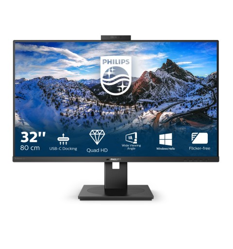 Philips P Line 326P1H 00 LED display 80 cm (31.5") 2560 x 1440 Pixel Quad HD Nero