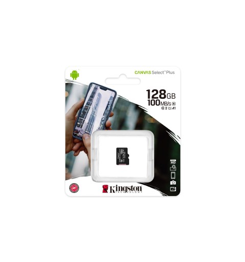 Kingston Technology Canvas Select Plus 128 GB MicroSDXC UHS-I Class 10