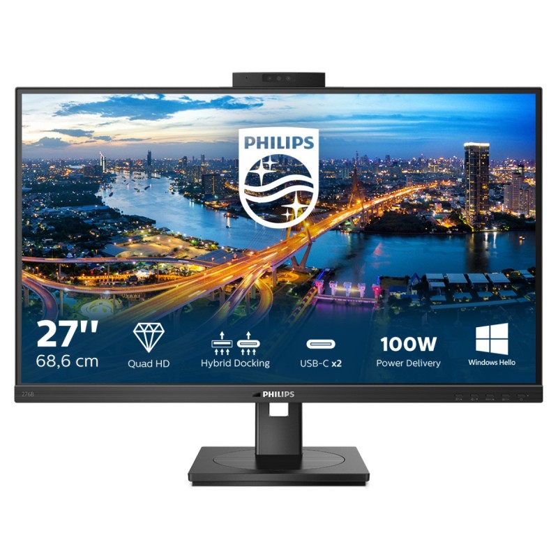 Philips B Line 276B1JH 00 computer monitor 68.6 cm (27") 2560 x 1440 pixels Quad HD LCD Black