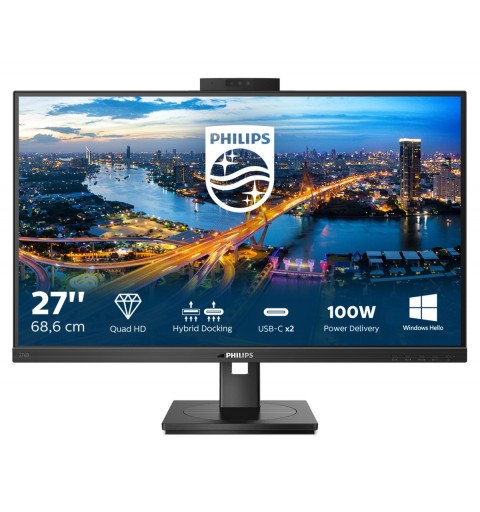 Philips B Line 276B1JH 00 computer monitor 68.6 cm (27") 2560 x 1440 pixels Quad HD LCD Black