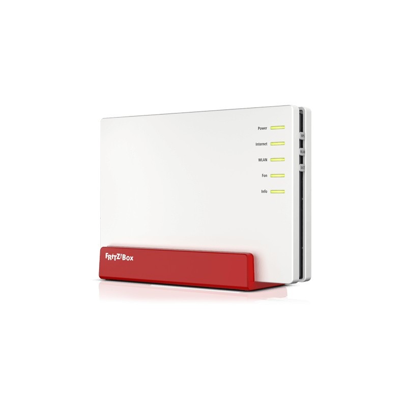 FRITZ!Box FRITZ! BOX 7583 VDSL routeur sans fil Gigabit Ethernet Bi-bande (2,4 GHz 5 GHz) Rouge, Blanc