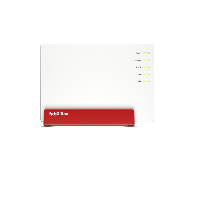 FRITZ!Box FRITZ! BOX 7583 VDSL routeur sans fil Gigabit Ethernet Bi-bande (2,4 GHz 5 GHz) Rouge, Blanc