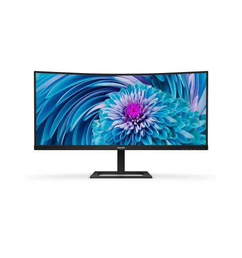 Philips E Line 346E2CUAE 00 computer monitor 86.4 cm (34") 3440 x 1440 pixels Wide Quad HD+ LCD Black