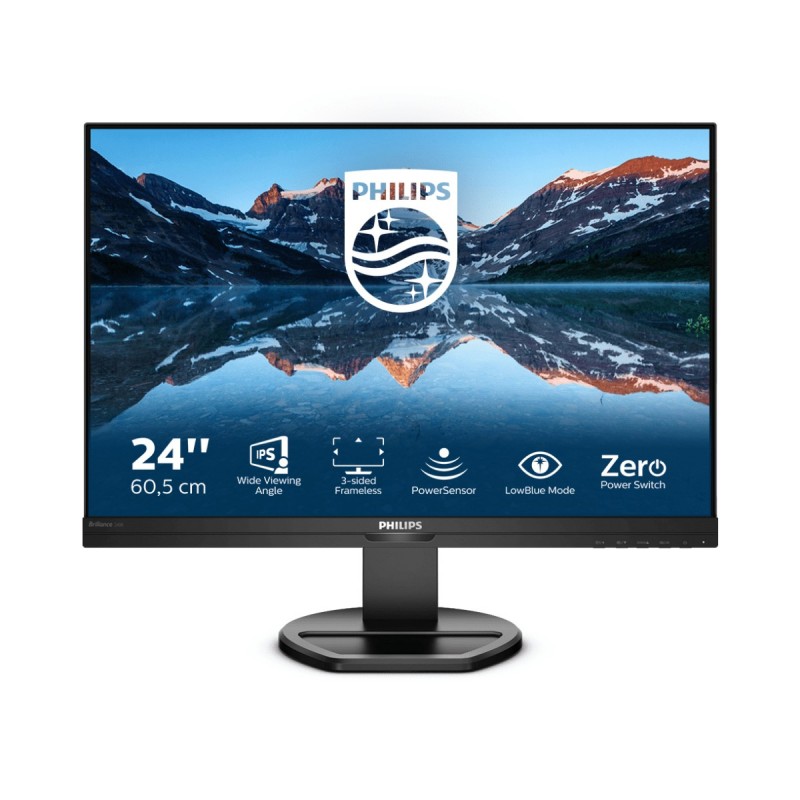 Philips B Line 240B9 00 pantalla para PC 61,2 cm (24.1") 1920 x 1200 Pixeles WUXGA LED Negro