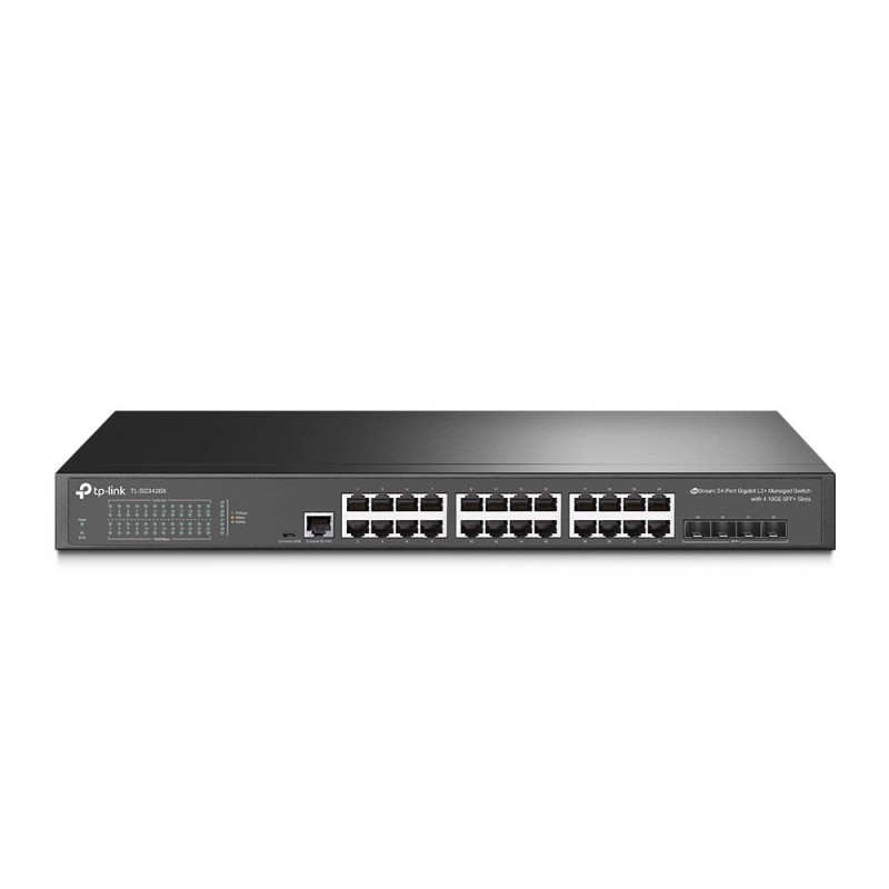 TP-Link JetStream 24-Port Gigabit L2+ Managed Switch mit 4 10GE SFP+ Slots