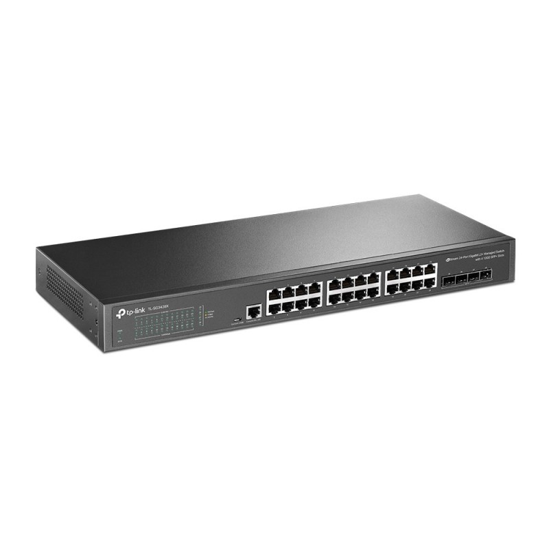 TP-Link JetStream 24-Port Gigabit L2+ Managed Switch mit 4 10GE SFP+ Slots