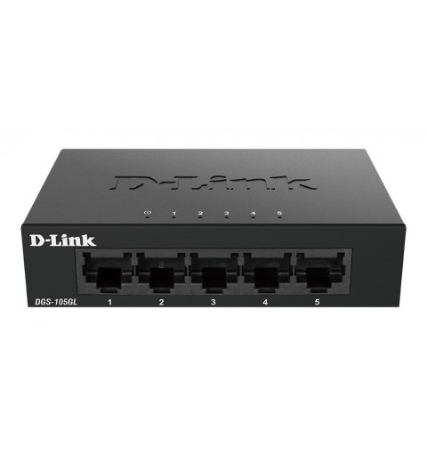 D-Link DGS-105GL E switch No administrado Gigabit Ethernet (10 100 1000) Negro