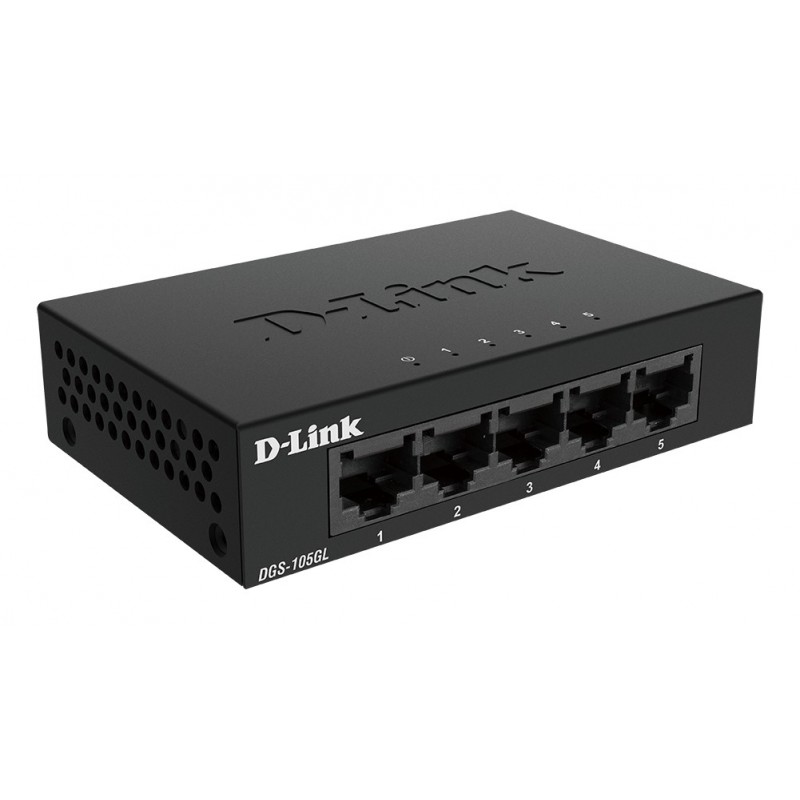 D-Link DGS-105GL E switch No administrado Gigabit Ethernet (10 100 1000) Negro