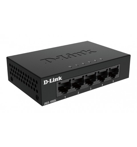 D-Link DGS-105GL E switch No administrado Gigabit Ethernet (10 100 1000) Negro