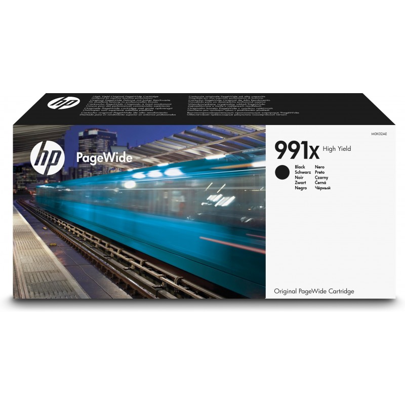 HP Cartucho Original PageWide 991X de alta capacidad negro