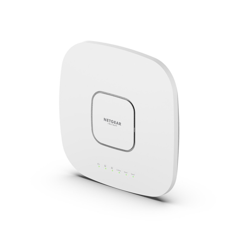 NETGEAR Insight Cloud Managed WiFi 6 AX6000 Tri-band Multi-Gig Access Point (WAX630) 6000 Mbit s Blanc Connexion Ethernet,