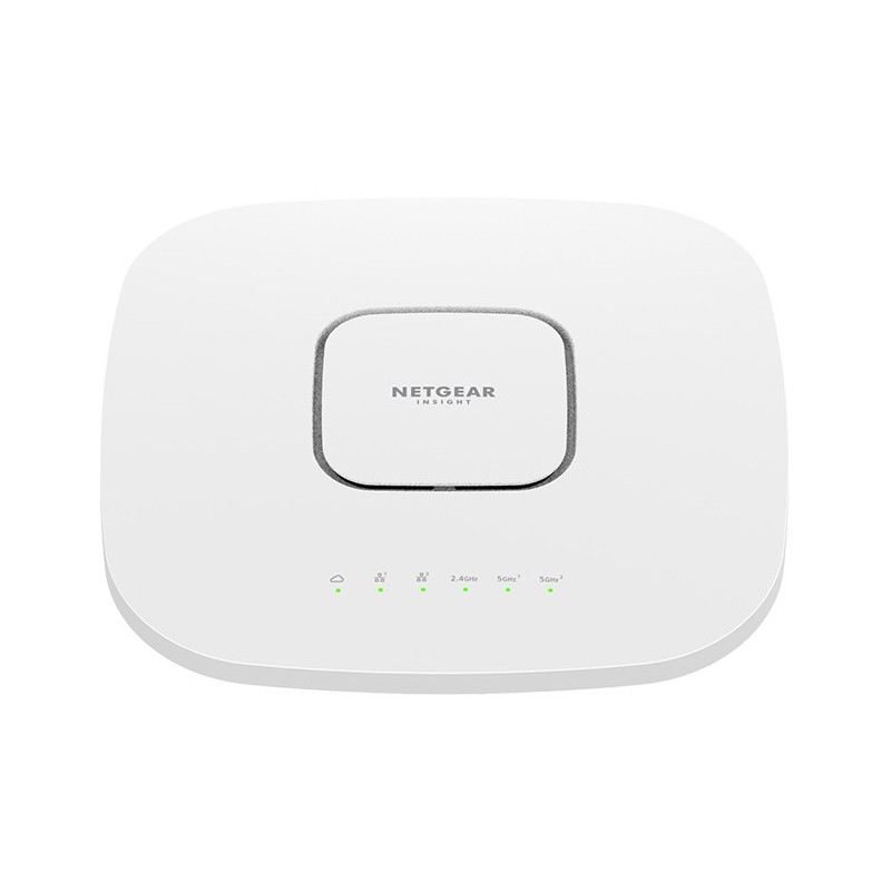 NETGEAR Insight Cloud Managed WiFi 6 AX6000 Tri-band Multi-Gig Access Point (WAX630) 6000 Mbit s Blanc Connexion Ethernet,