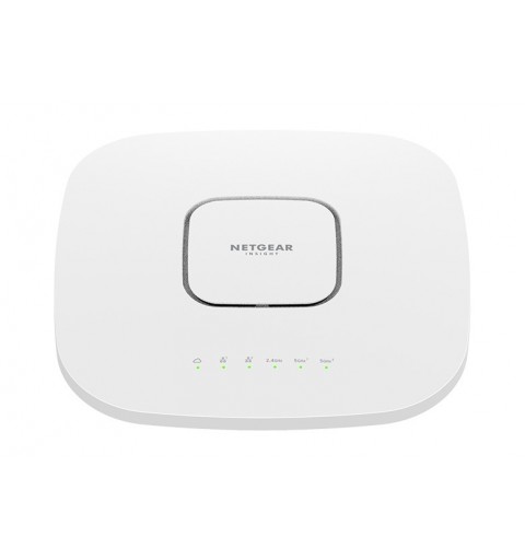 NETGEAR Insight Cloud Managed WiFi 6 AX6000 Tri-band Multi-Gig Access Point (WAX630) 6000 Mbit s Blanc Connexion Ethernet,