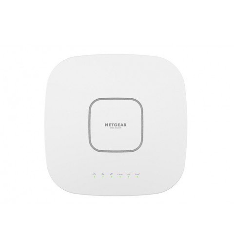 NETGEAR Insight Cloud Managed WiFi 6 AX6000 Tri-band Multi-Gig Access Point (WAX630) 6000 Mbit s Blanc Connexion Ethernet,