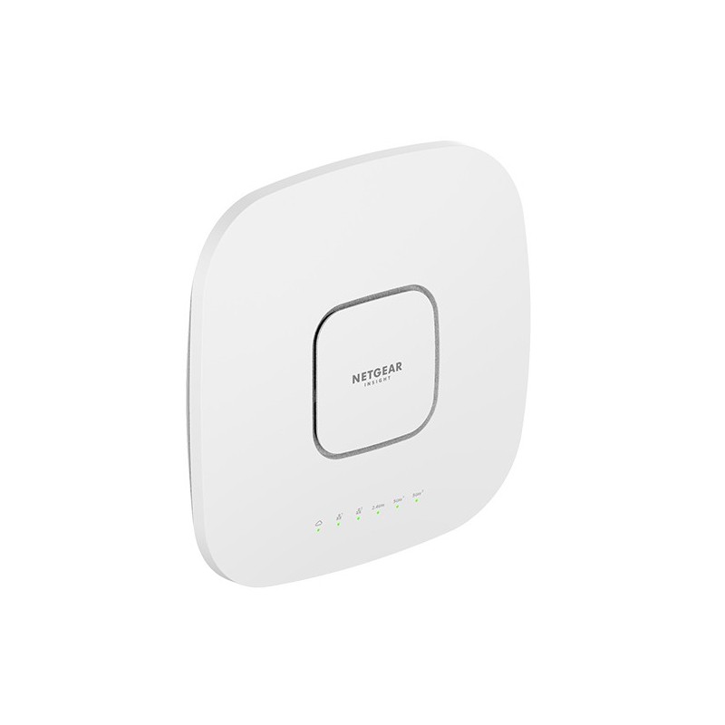 NETGEAR Insight Cloud Managed WiFi 6 AX6000 Tri-band Multi-Gig Access Point (WAX630) 6000 Mbit s Blanc Connexion Ethernet,