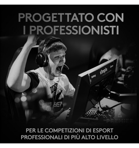 Logitech G PRO X SUPERLIGHT Mouse Gaming Wireless, Leggero 63 g, Sensore HERO 25K, 25.600 DPI, 5 Tasti Programmabili, Lunga