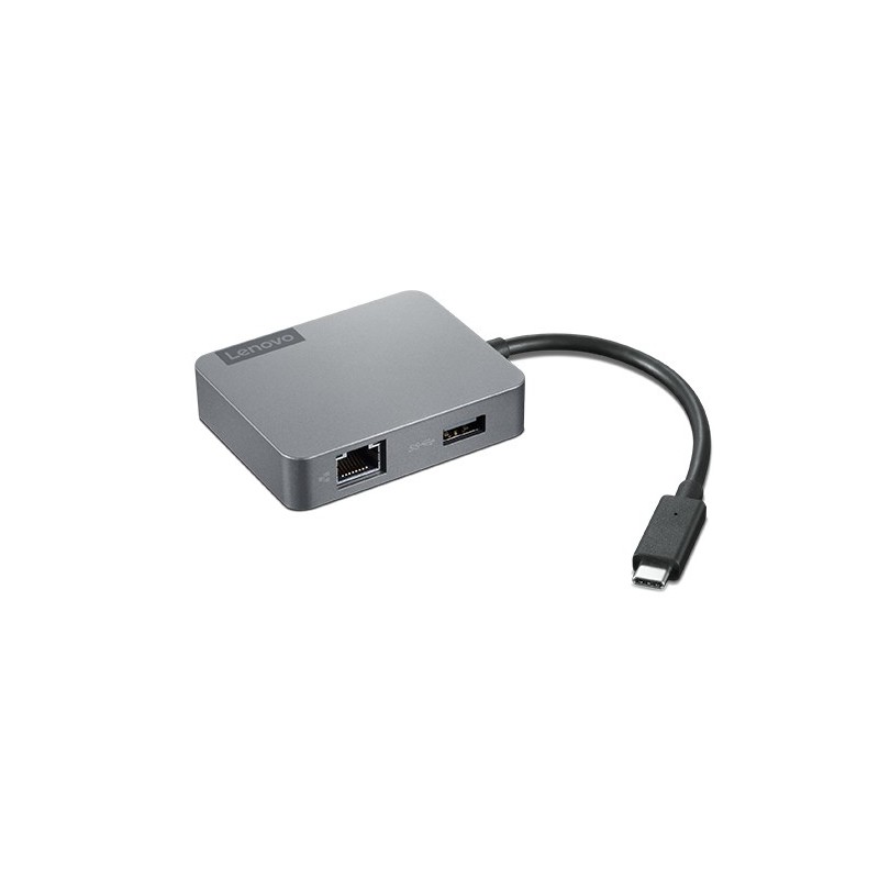 Lenovo 4X91A30366 replicatore di porte e docking station per laptop USB 2.0 Type-C Grigio