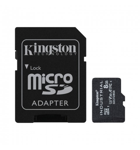 Kingston Technology Industrial 8 GB MicroSDHC UHS-I Class 10