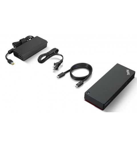 Lenovo ThinkPad Universal Thunderbolt 4 Smart Dock Kabelgebunden Schwarz