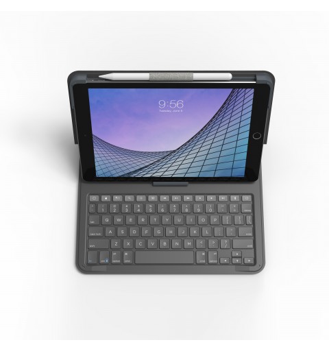 ZAGG Keyboard Messenger Folio 2-Apple-iPad 10.2 10.5-Charcoal-Italian