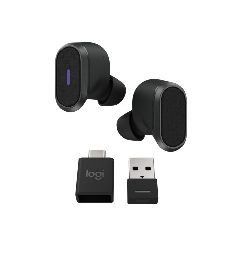 Logitech Zone Casque True Wireless Stereo (TWS) Ecouteurs Appels Musique Bluetooth Graphite