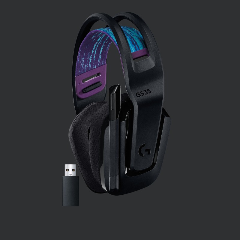 Logitech G G535 Auricolare Wireless A Padiglione Giocare Nero