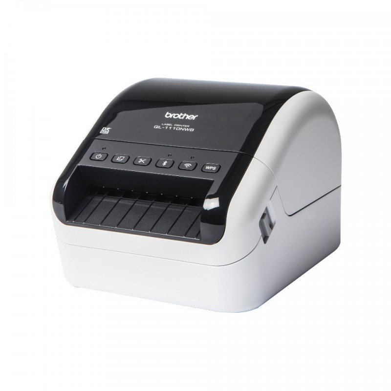 Brother QL-1110NWBC Etikettendrucker Direkt Wärme 300 x 300 DPI 110 mm sek Verkabelt & Kabellos DK WLAN Bluetooth