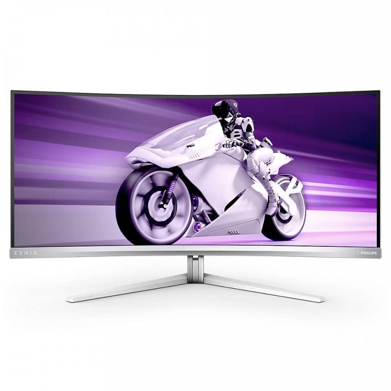 Philips 34M2C8600 00 computer monitor 86.4 cm (34") 3440 x 1440 pixels Wide Quad HD OLED White