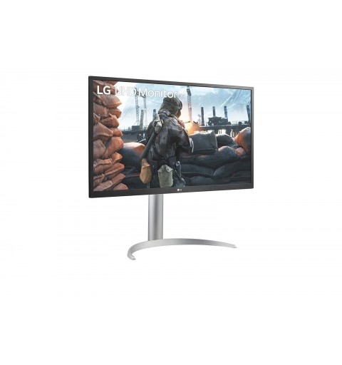 LG 27UP550P-W Computerbildschirm 68,6 cm (27") 3840 x 2160 Pixel 4K Ultra HD Silber, Weiß