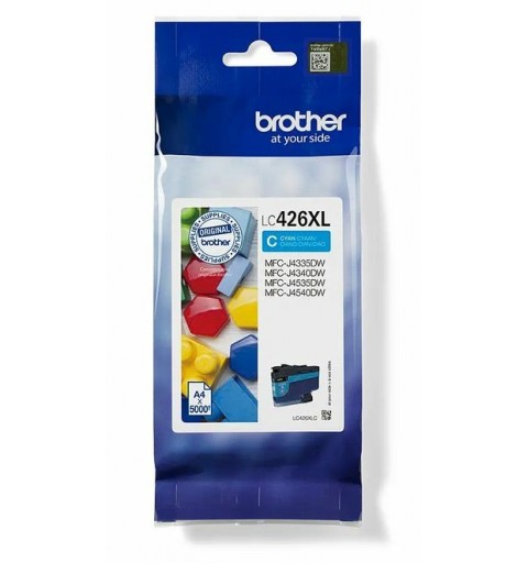 Brother LC-426XLC cartucho de tinta 1 pieza(s) Original Alto rendimiento (XL) Cian