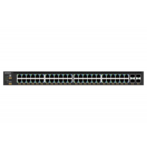 NETGEAR M4350-48G4XF Managed L3 Gigabit Ethernet (10 100 1000) Power over Ethernet (PoE) 1U Black