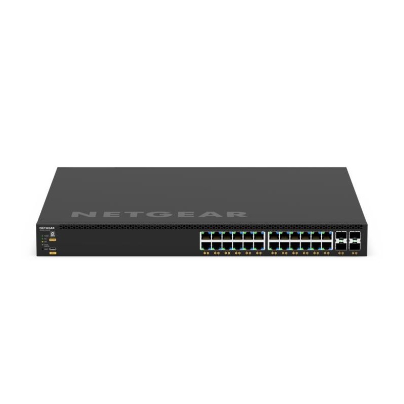 NETGEAR GSM4328-100AJS Gestionado L3 Gigabit Ethernet (10 100 1000) Energía sobre Ethernet (PoE) 1U Negro