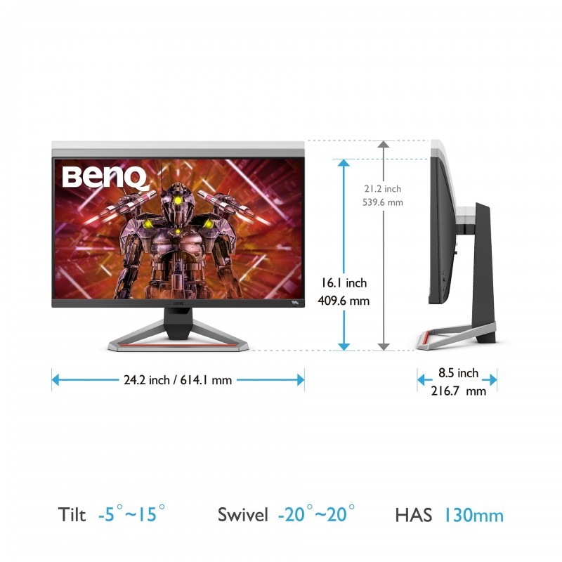 BenQ 9H.LKTLA.TBE Computerbildschirm 68,6 cm (27") 3840 x 2160 Pixel 4K Ultra HD LED Schwarz