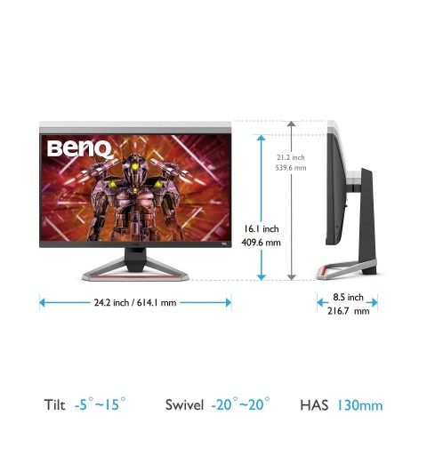 BenQ 9H.LKTLA.TBE Computerbildschirm 68,6 cm (27") 3840 x 2160 Pixel 4K Ultra HD LED Schwarz