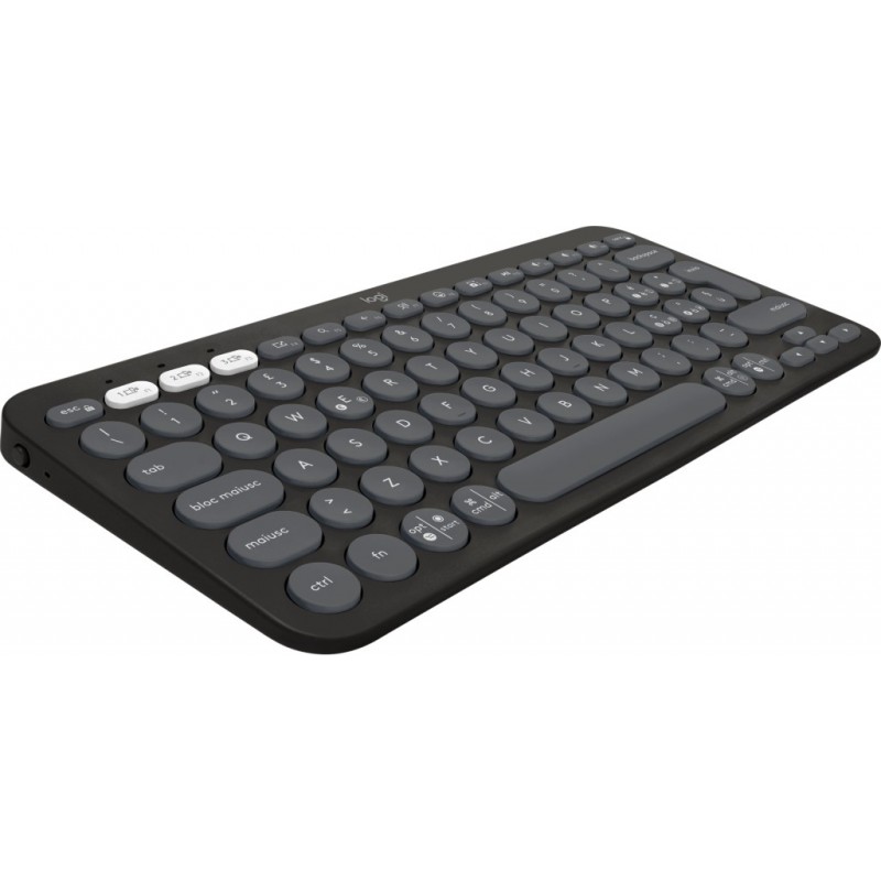 Logitech Pebble Keys 2 K380s keyboard RF Wireless + Bluetooth QWERTY Italian Graphite