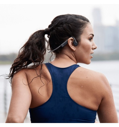 SHOKZ OpenMove Auriculares Inalámbrico Banda para cuello Deportes Bluetooth Gris