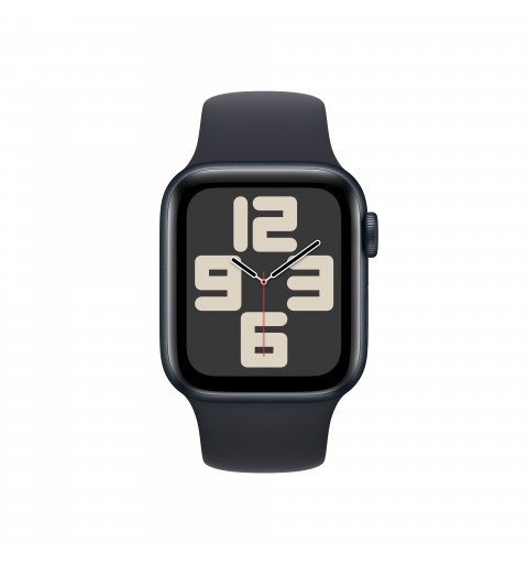 Apple Watch SE OLED 40 mm Numérique 324 x 394 pixels Écran tactile Noir Wifi GPS (satellite)