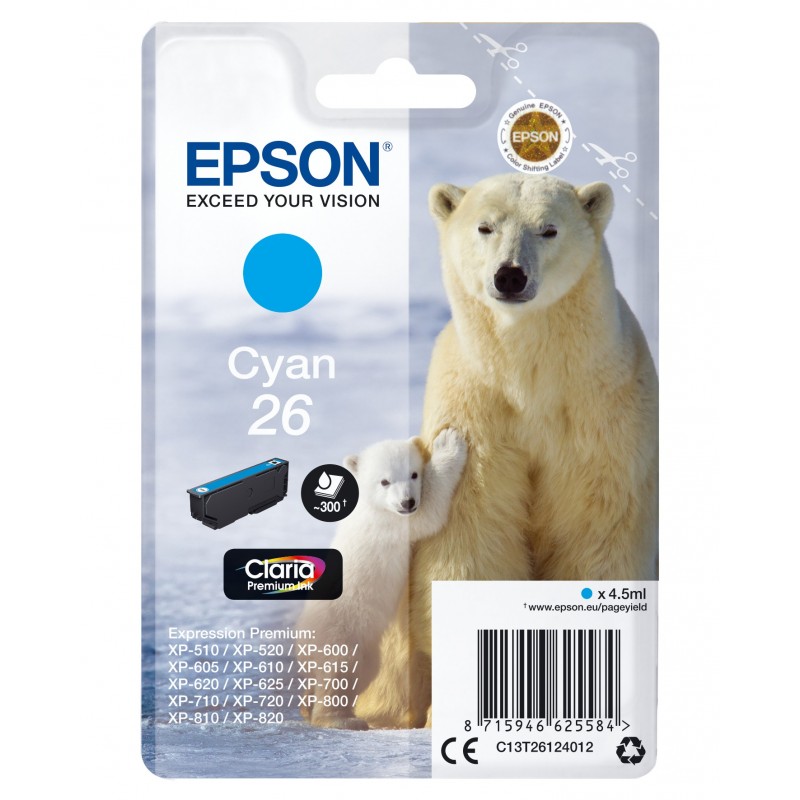 Epson Polar bear Cartouche "Ours Polaire" - Encre Claria Premium C